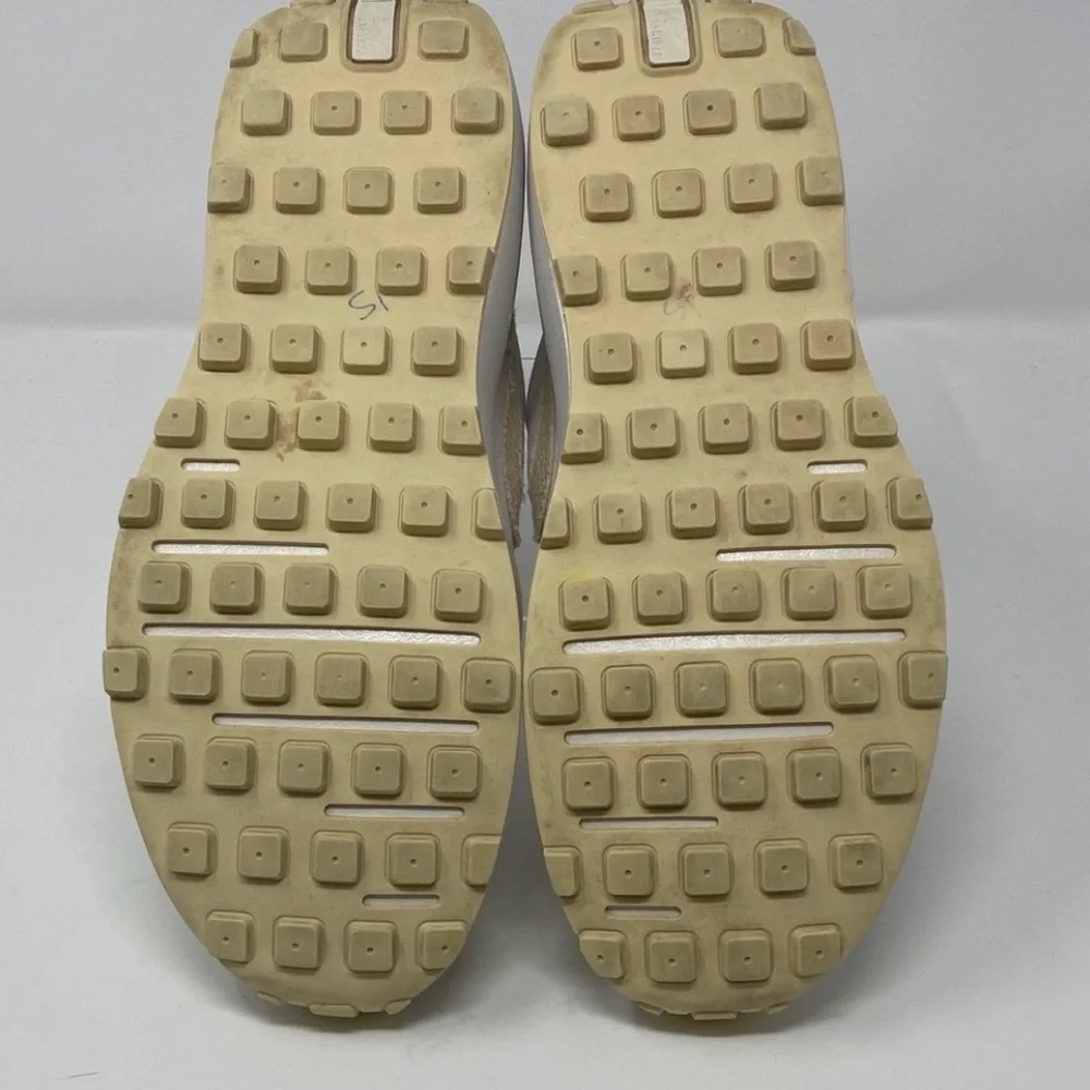 Nike Waffle One Woven Swoosh in summit White/Fossil Colorway Size 7.5